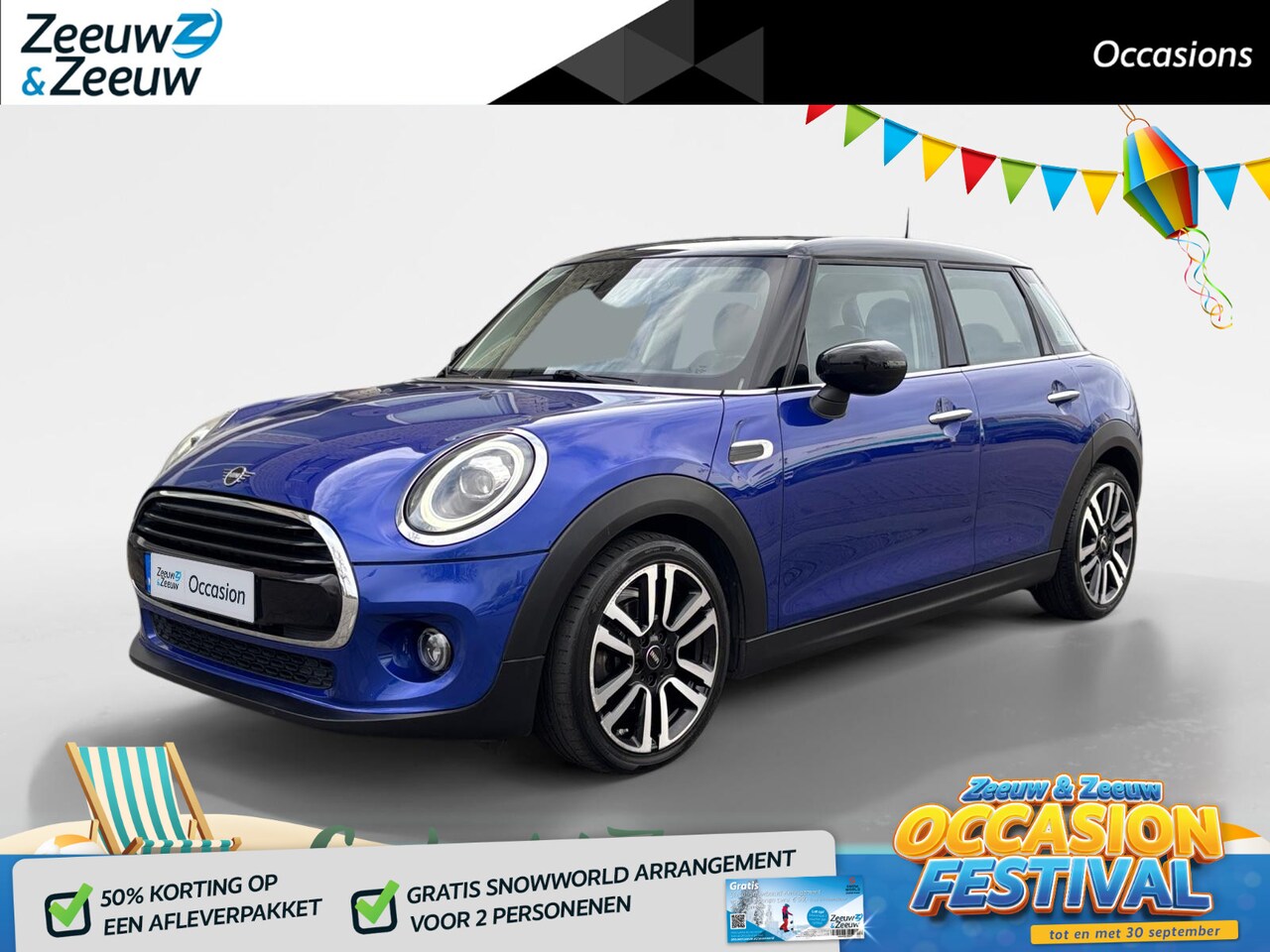 MINI 5-Deurs - 1.5 Cooper | 17" VELGEN | SPORTSTOELEN | LED | 12 MAANDEN GARANTIE | - AutoWereld.nl