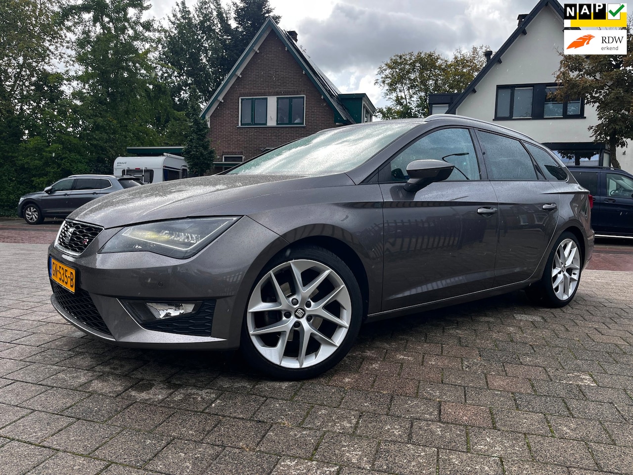 SEAT Leon ST - 1.4 TSI FR 150 PK Dynamic Led Isofix Cruise 1/2 leder goede apk - AutoWereld.nl