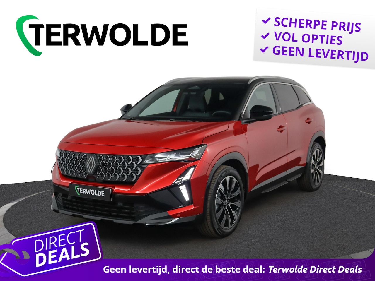 Renault Austral - techno full hybrid E-Tech 200 | pack comfort | panoramisch vast glazen dak | - AutoWereld.nl