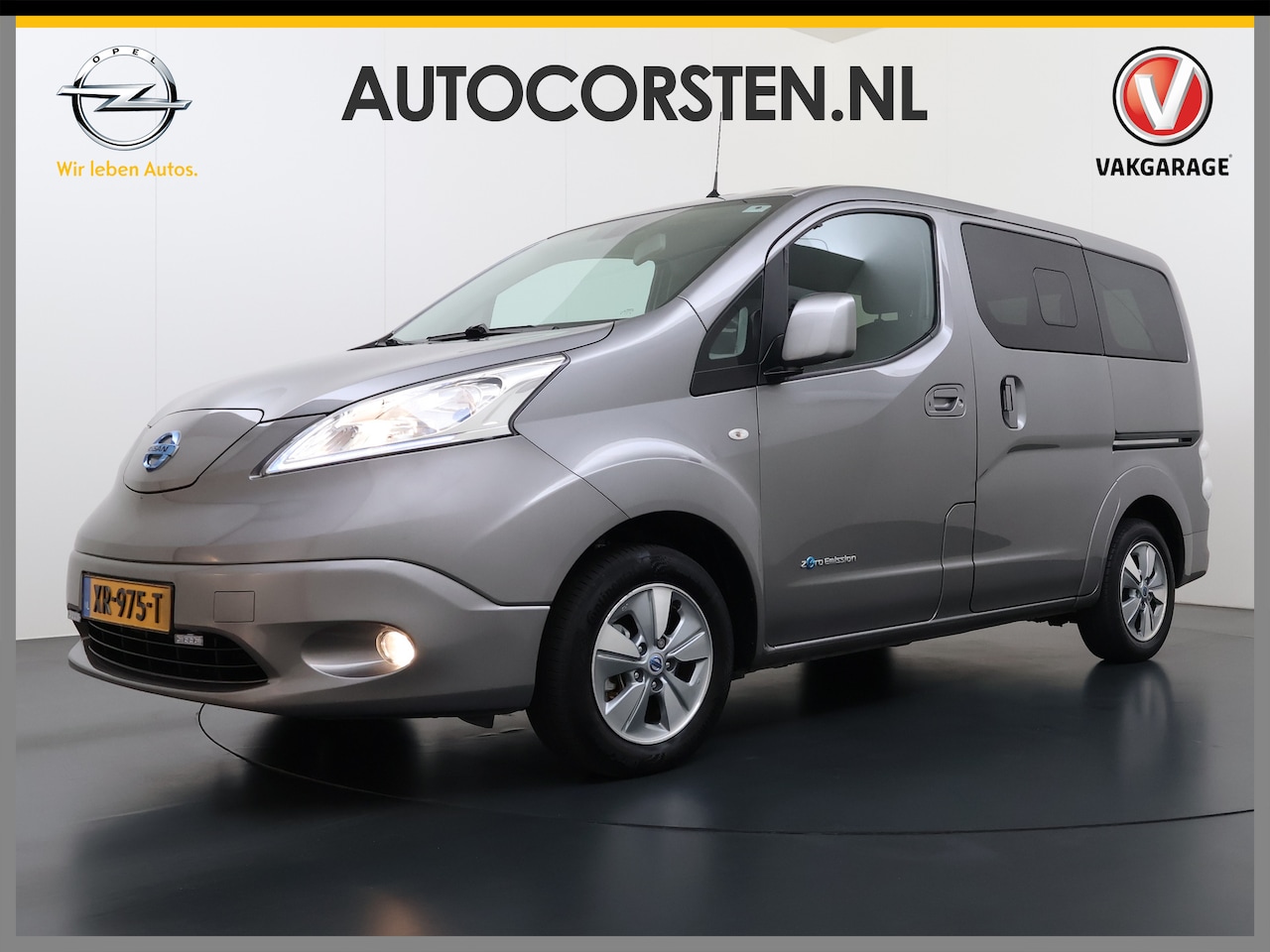 Nissan e-NV200 Evalia - 40kWh Automaat 2X Schuifdeur 5-Persoons SOH 89% Camera Stoel+Stuurverwarming Navi DAB Conn - AutoWereld.nl