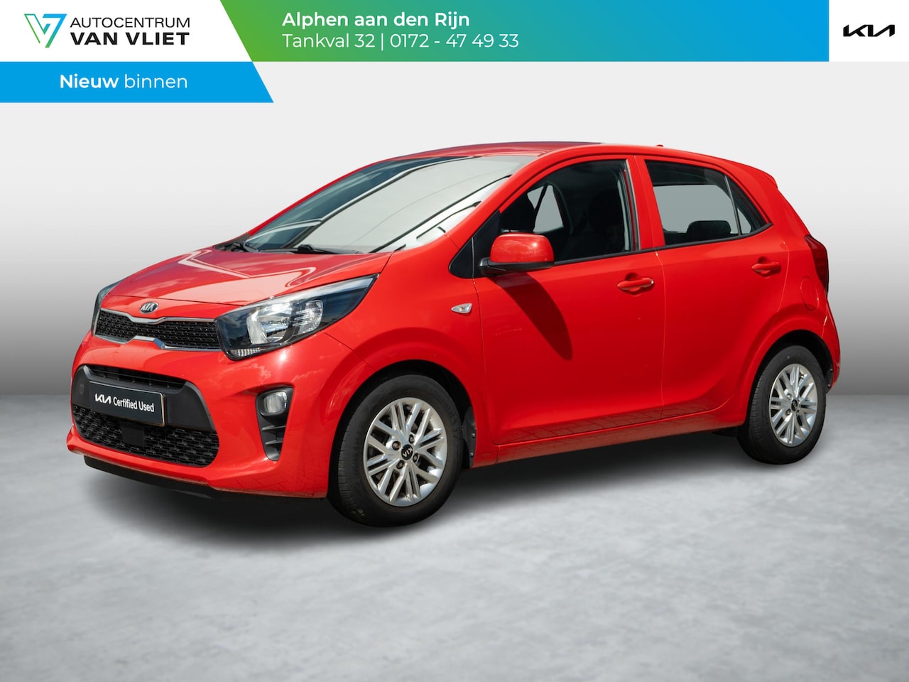Kia Picanto - 1.0 DPi DynamicLine | Achteruitrijcamera | CarPlay | Airco - AutoWereld.nl