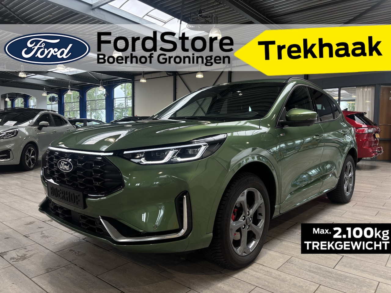 Ford Kuga - 2.5 PHEV 243 pk ST-Line X | Trekhaak | AGR stoelen | Adapt. Cruise | Winter Pack | B&O | 3 - AutoWereld.nl