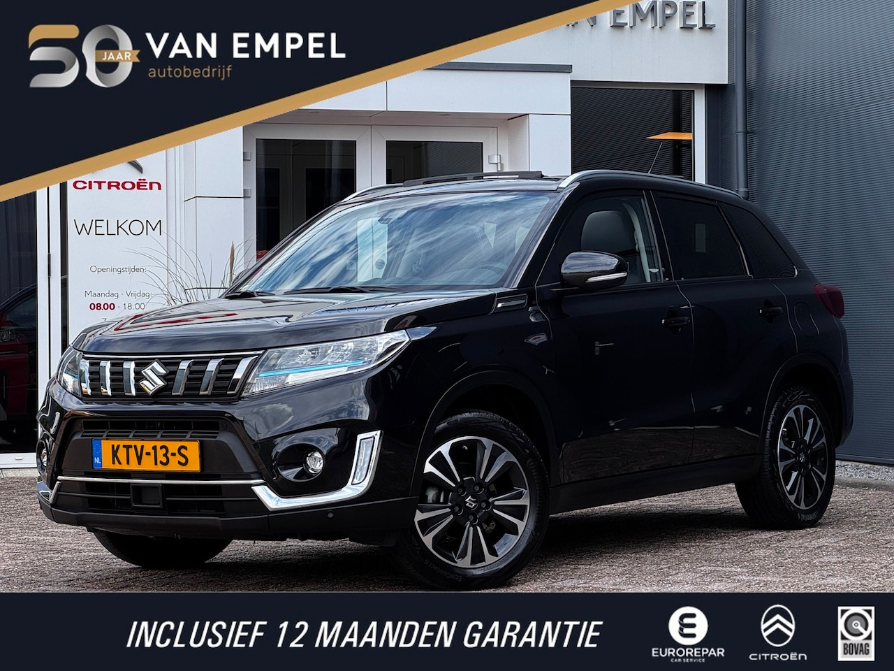 Suzuki Vitara - 1.5 Hybrid Style | Panoramadak | Suzuki dealer onderhouden | Stoelverwarming | Camera | - AutoWereld.nl
