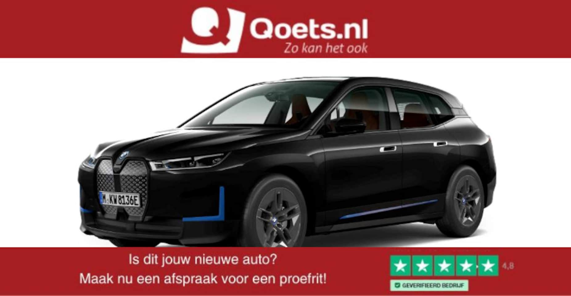 BMW iX - xDrive40 Executive 77 kWh Trekhaak - Panoramadak - Driving Assistant Professional - Harman - AutoWereld.nl