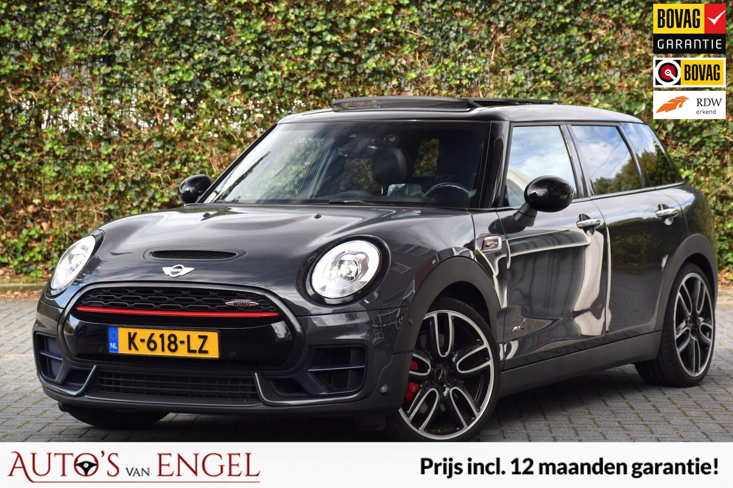 MINI Clubman - 2.0 John Cooper Works ALL4 Chili/Garantie/Dealer onderhoud/Panoramadak - AutoWereld.nl