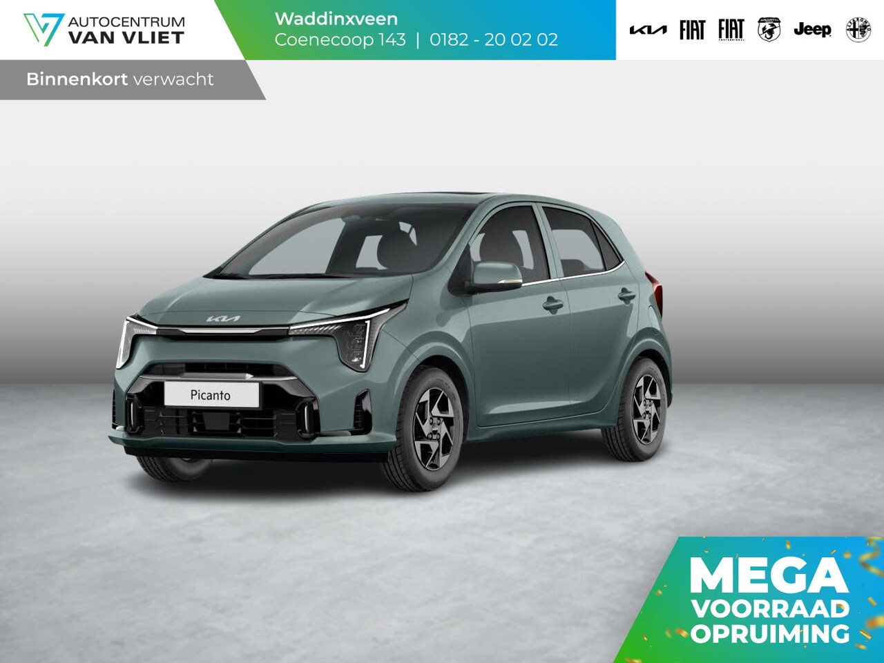 Kia Picanto - 1.0 GDi DynamicLine | Actieprijs* | Levering Juli | Navi. | Airco | Cruise. | Camera | Car - AutoWereld.nl