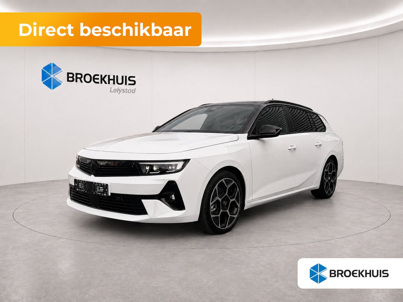 Opel Astra - GS - Hybrid | 18" Lichtmetalen velgen bi-colour met grijze accenten, Pentagon | Black pack - AutoWereld.nl