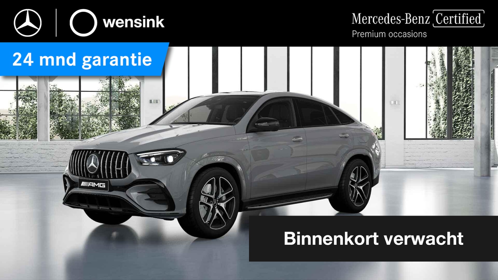 Mercedes-Benz GLE-Klasse Coupé - AMG 53 Hybrid 4MATIC+ Premium Plus | Luchtvering | Burmester | Head Up | Panoramadak | 360 - AutoWereld.nl