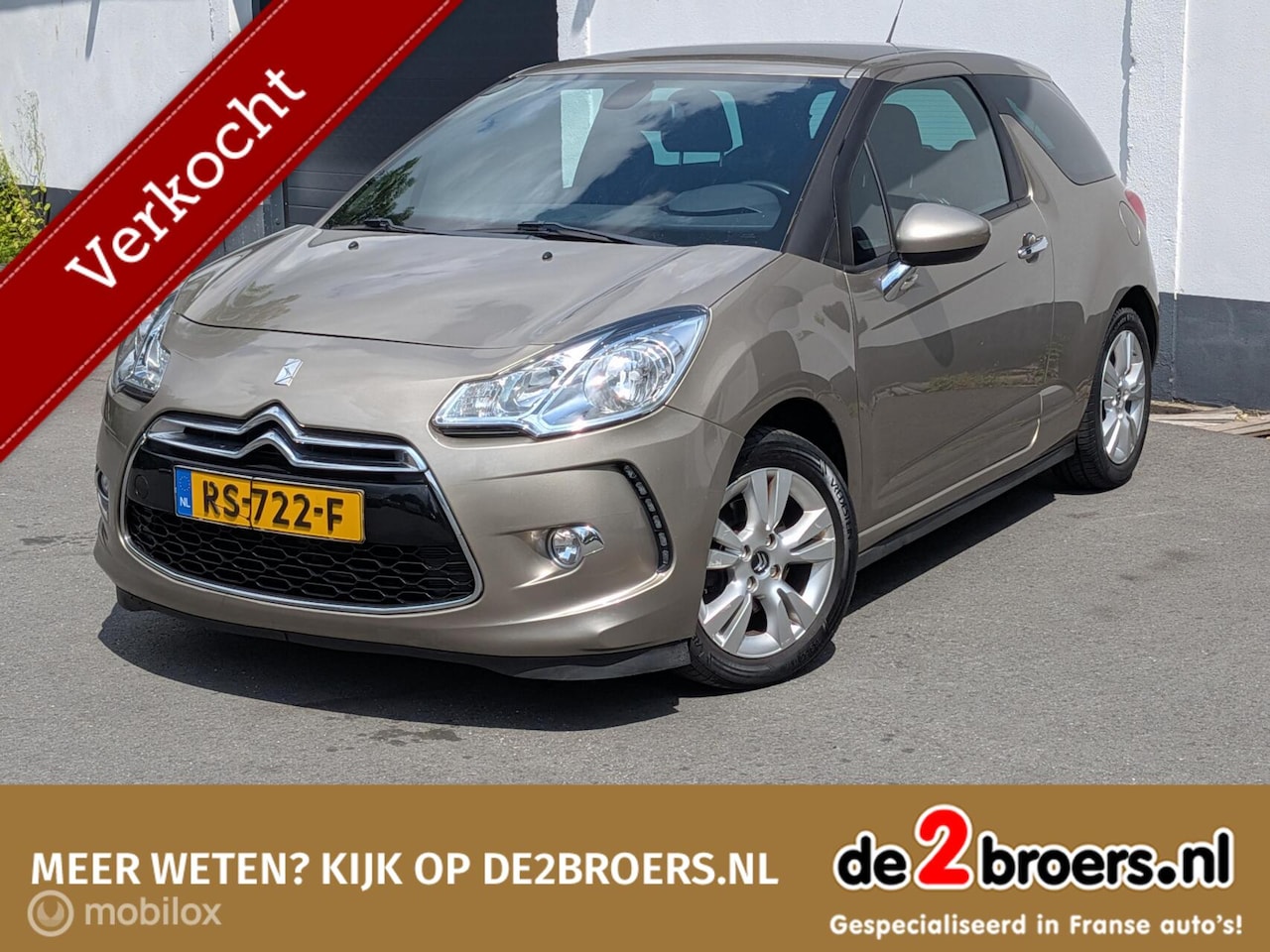Citroën DS3 - 1.6 So Chic/Airco/Navi/Camera/ NetteAuto - AutoWereld.nl