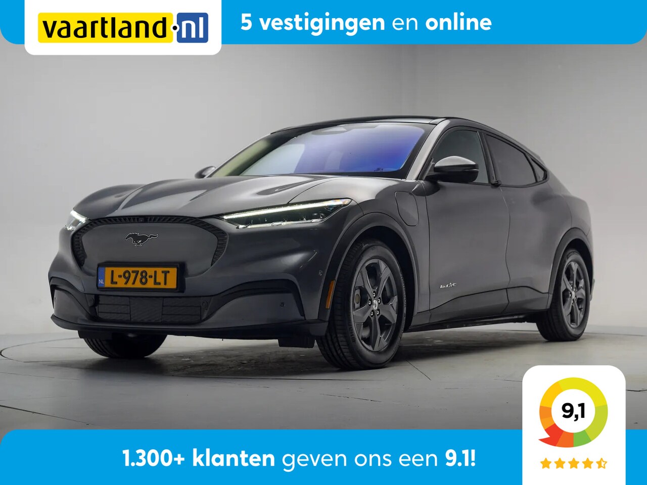 Ford Mustang Mach-E - RWD 75 kWh [ Panoramadak Camera Stoelverwarming ] - AutoWereld.nl