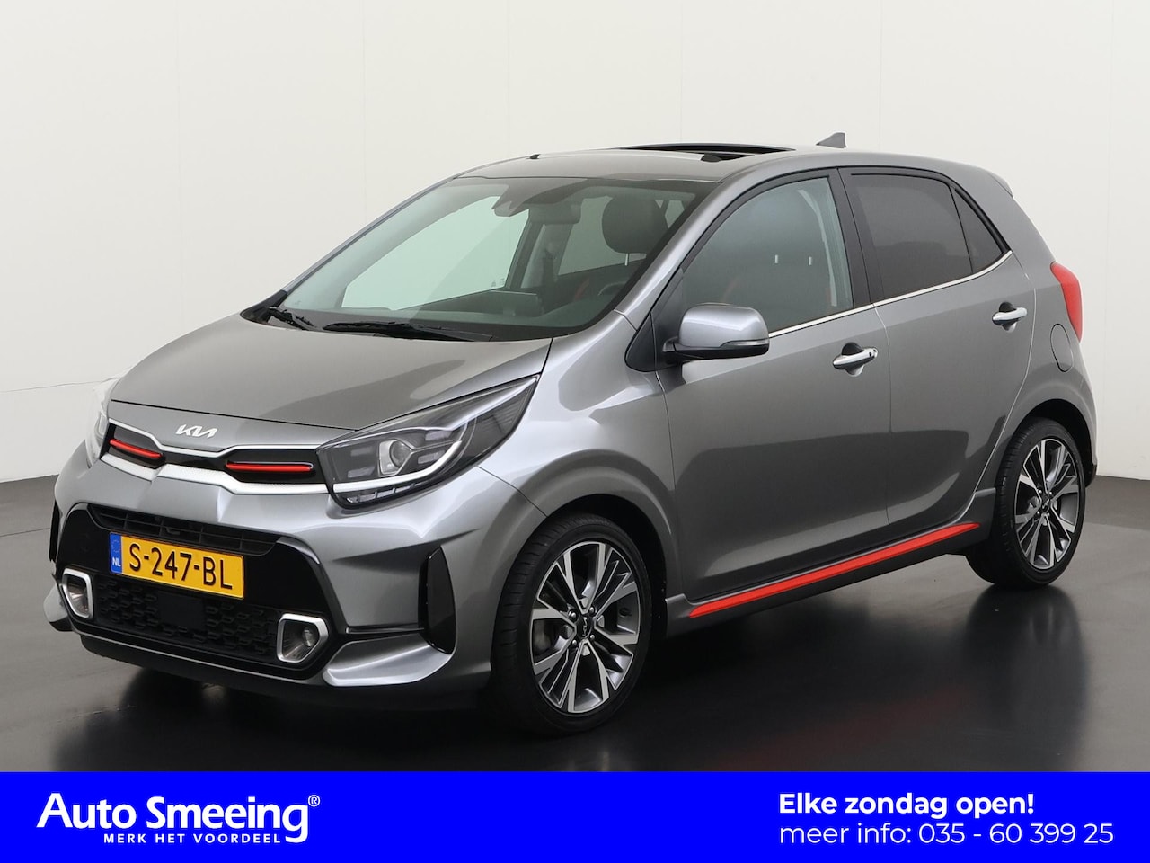 Kia Picanto - 1.0 T-GDi GT-Line 100PK | Schuifdak | Leder | Zondag Open! - AutoWereld.nl
