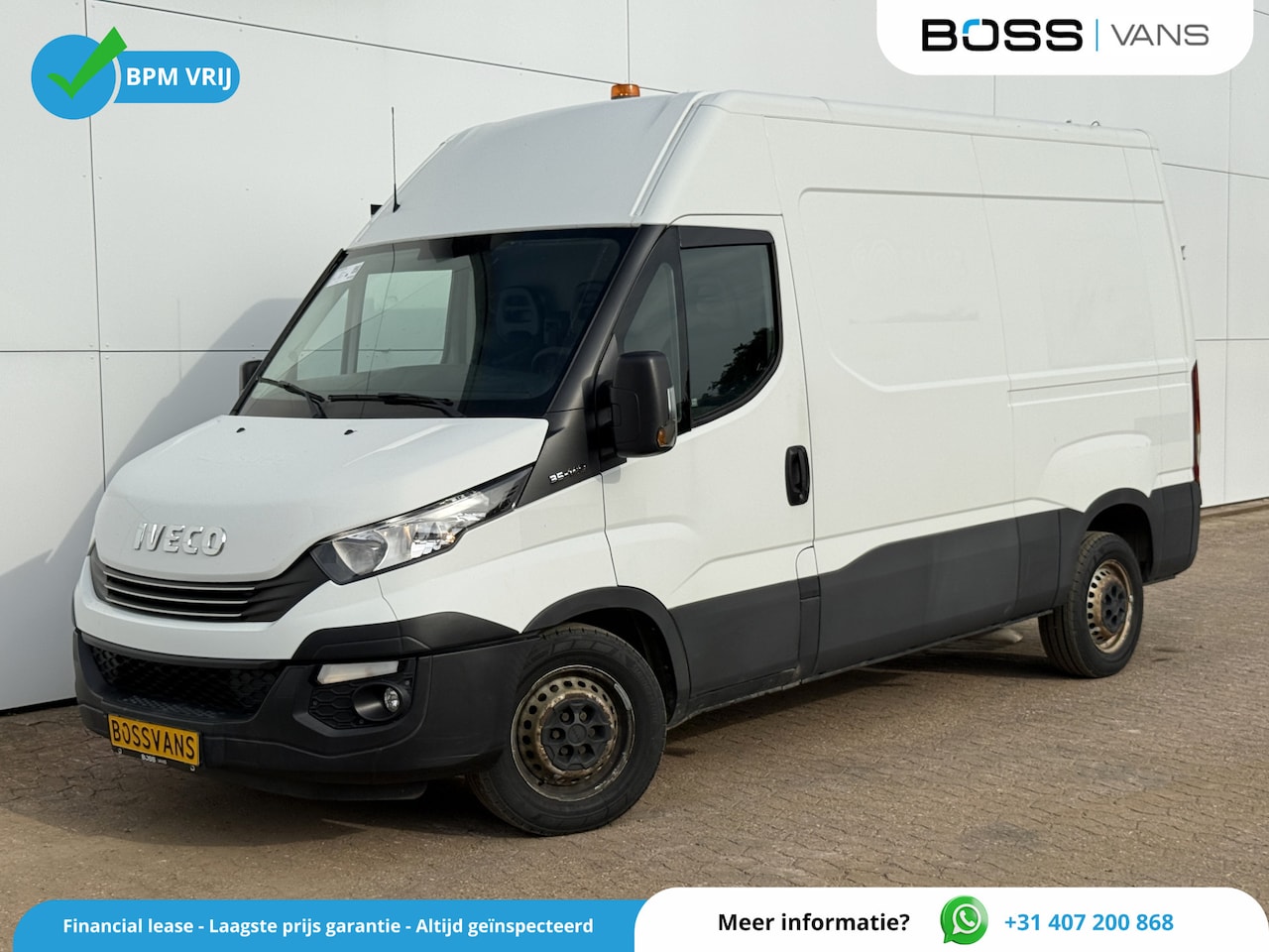 Iveco Daily - 35 S 14 300 35S14 2.3 352 L2H2 Airco Cruise Control 3,5tons Trekhaak Inbouw - AutoWereld.nl