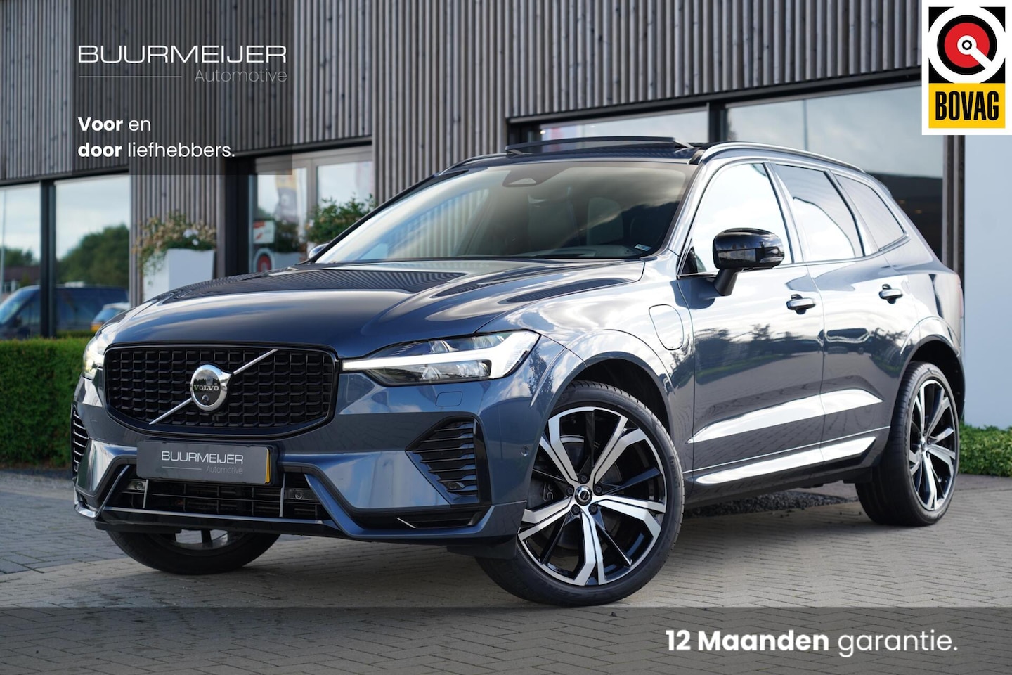 Volvo XC60 - T8 Plug-in hybrid AWD Ultimate Dark Long Range | SOH 95% | Trekhaak | Schuif/kanteldak | S - AutoWereld.nl
