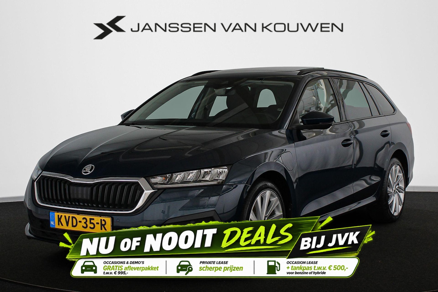 Skoda Octavia Combi - 1.4 TSI iV PHEV Business Edition Pano Stoelverwarming Keyless - AutoWereld.nl