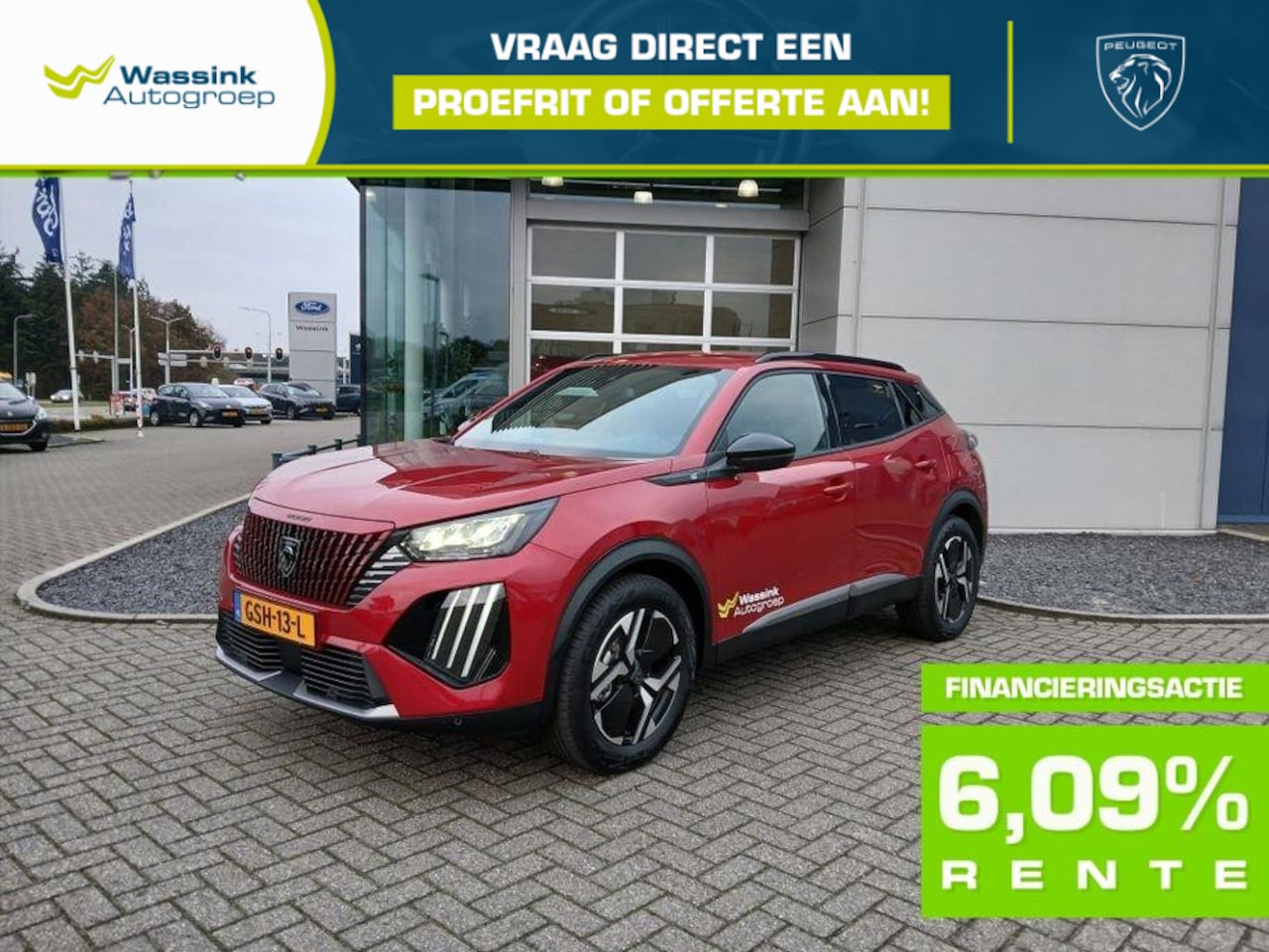 Peugeot e-2008 - EV 54kWh I DEMO DEAL I 156pk Allure I Pack Drive Assist Plus I Navi by App - AutoWereld.nl