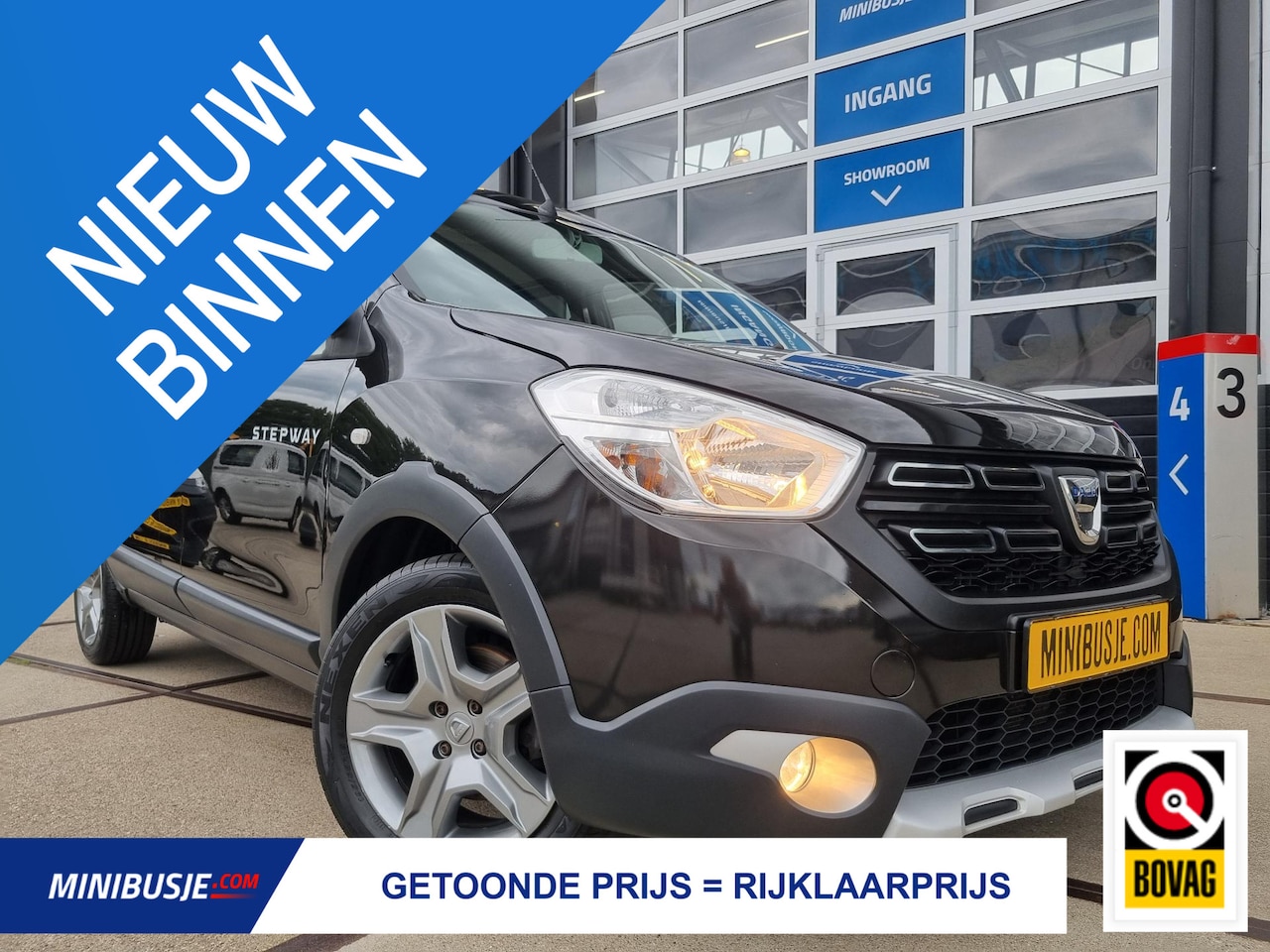 Dacia Dokker - 1.3 TCe Stepway 130pk. NAVI / CRUISE / PDC / CAMERA - AutoWereld.nl