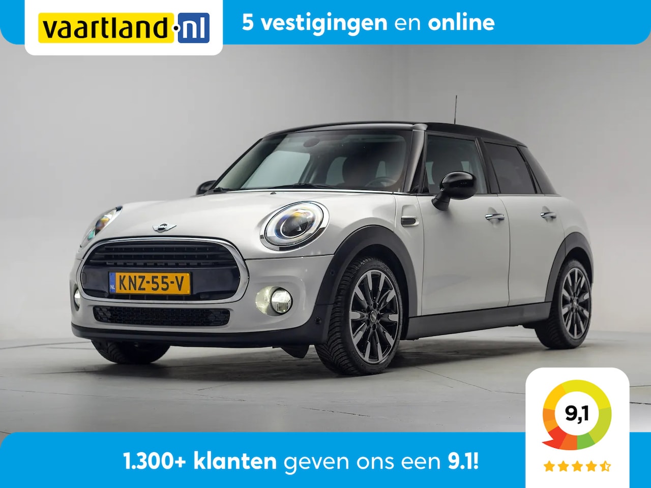 MINI 5-Deurs - Cooper 1.5 Business [ LED Navi Sportstoelen Half-leder ] - AutoWereld.nl