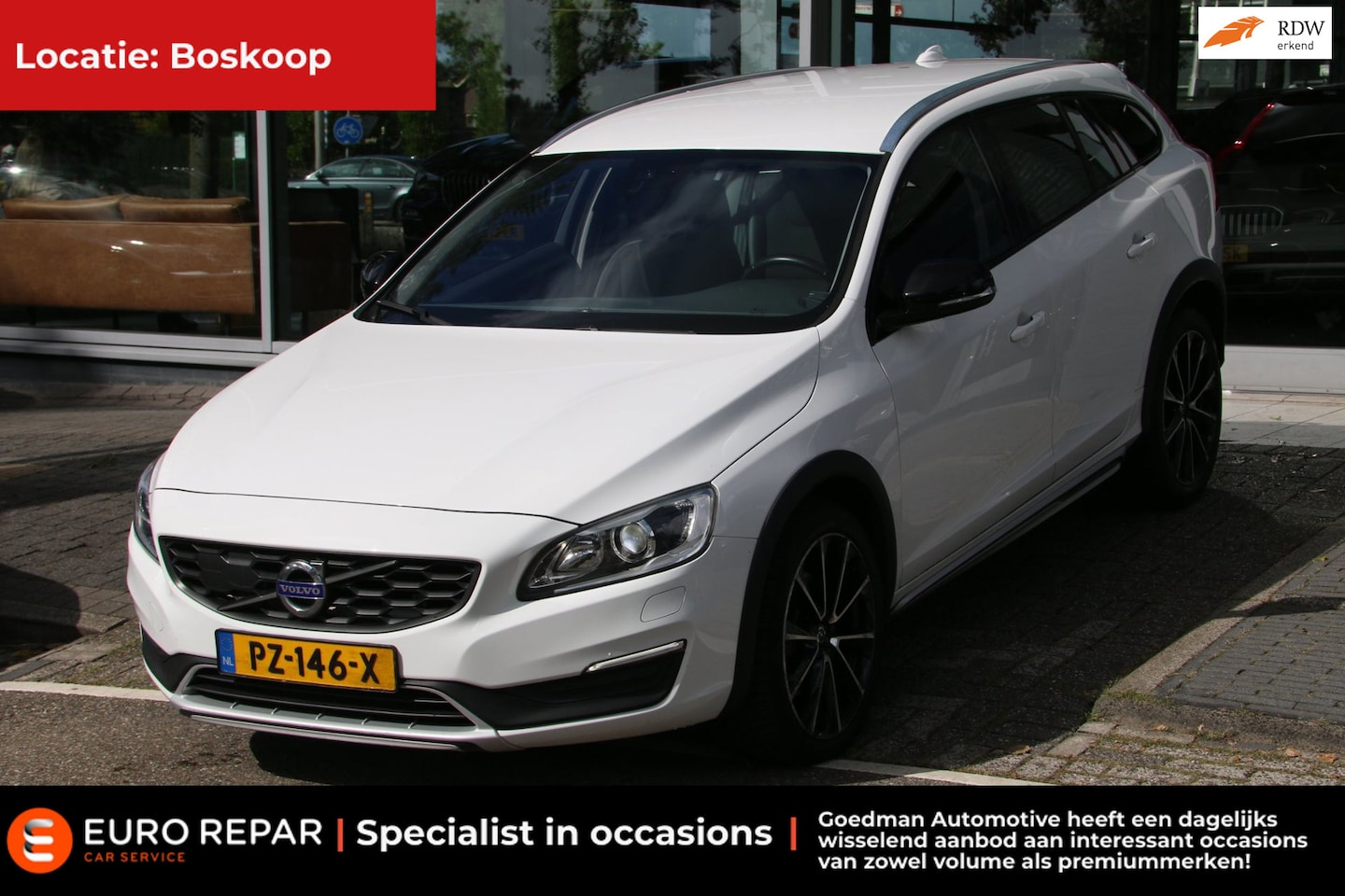 Volvo V60 Cross Country - 2.0 D3 Nordic+ EXPORT PRICE EX BPM! - AutoWereld.nl