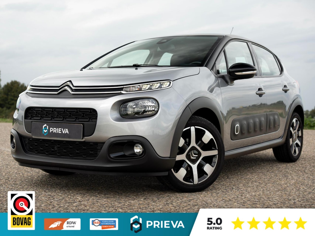Citroën C3 - C3 1.2 PureTech 110pk Shine Automaat | 38.480 KM | CarPlay/Android Auto | Camera | Dealer - AutoWereld.nl