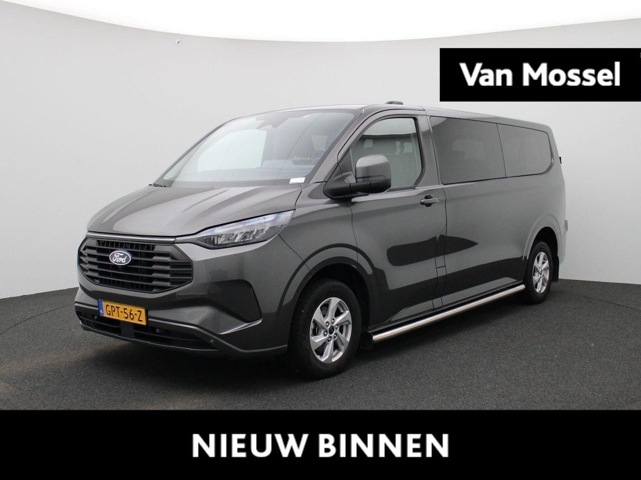 Ford Transit Custom - 340 2.5 PHEV L2H1 Limited Aut. | 9-Persoons Incl. BTW en BPM Winterpack | Camera | Adaptiv - AutoWereld.nl