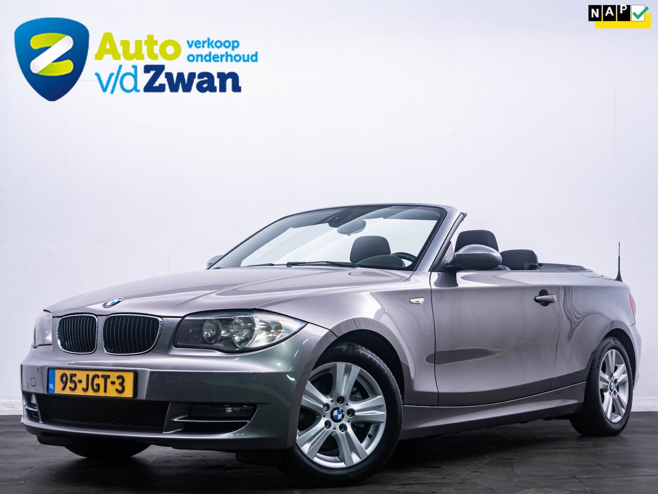 BMW 1-serie Cabrio - 118i 2.0 High Executive Clima/Cruise/Nap! - AutoWereld.nl