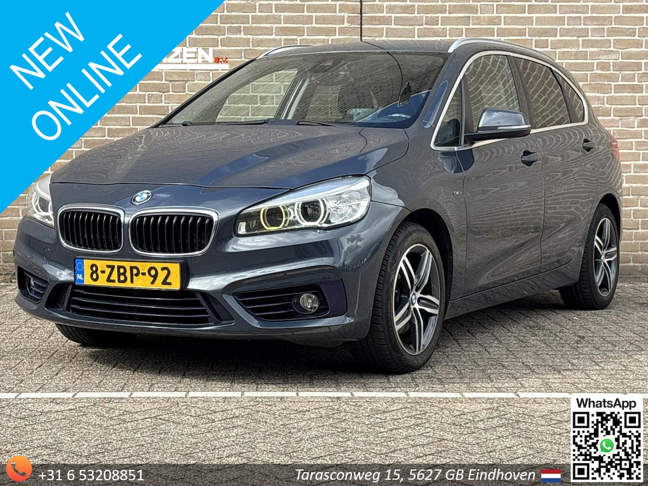 BMW 2-serie Active Tourer - 218i High Executive | Dakota Leder | Climate | Cruise | Navi | Camera | APK 07-2027 | - AutoWereld.nl