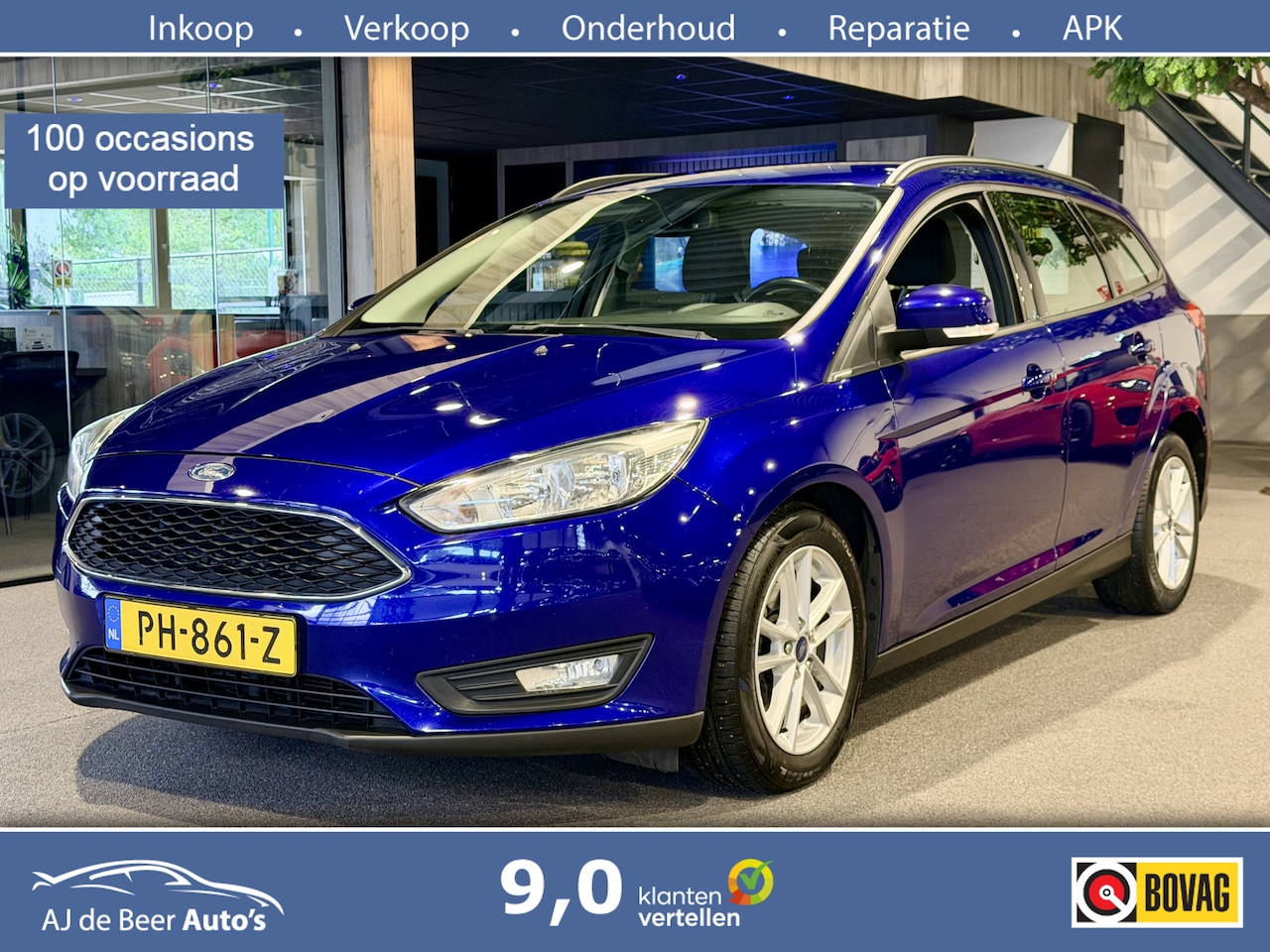 Ford Focus Wagon - 1.0 Lease Edition Navigatie | Airco | Cruise - AutoWereld.nl