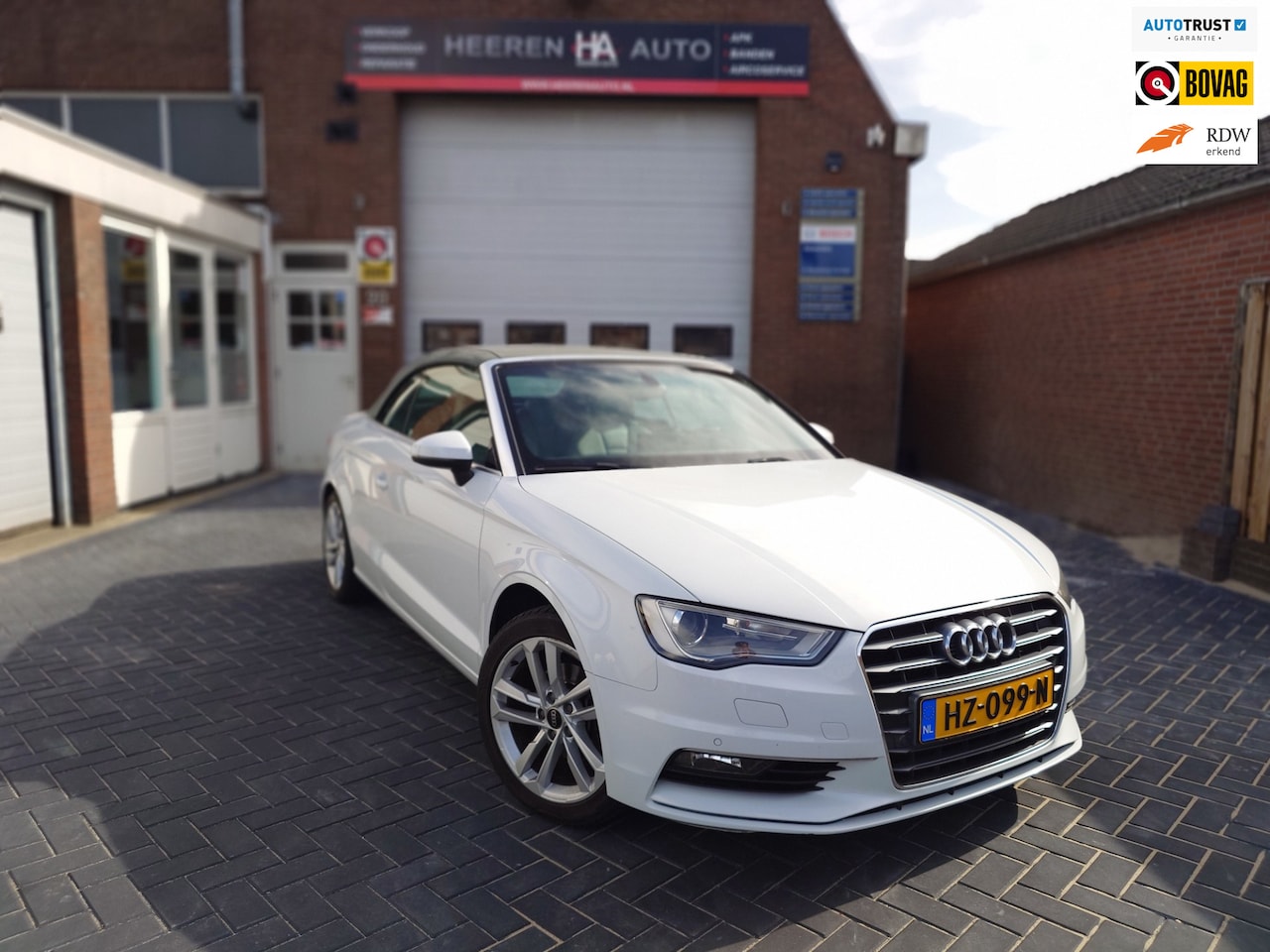 Audi A3 Cabriolet - 1.4 TFSI CoD Ambition Pro Line Plus 1.4 TFSI CoD Ambition Pro Line Plus, Half Leer, Navi, Stoelverwarming - AutoWereld.nl