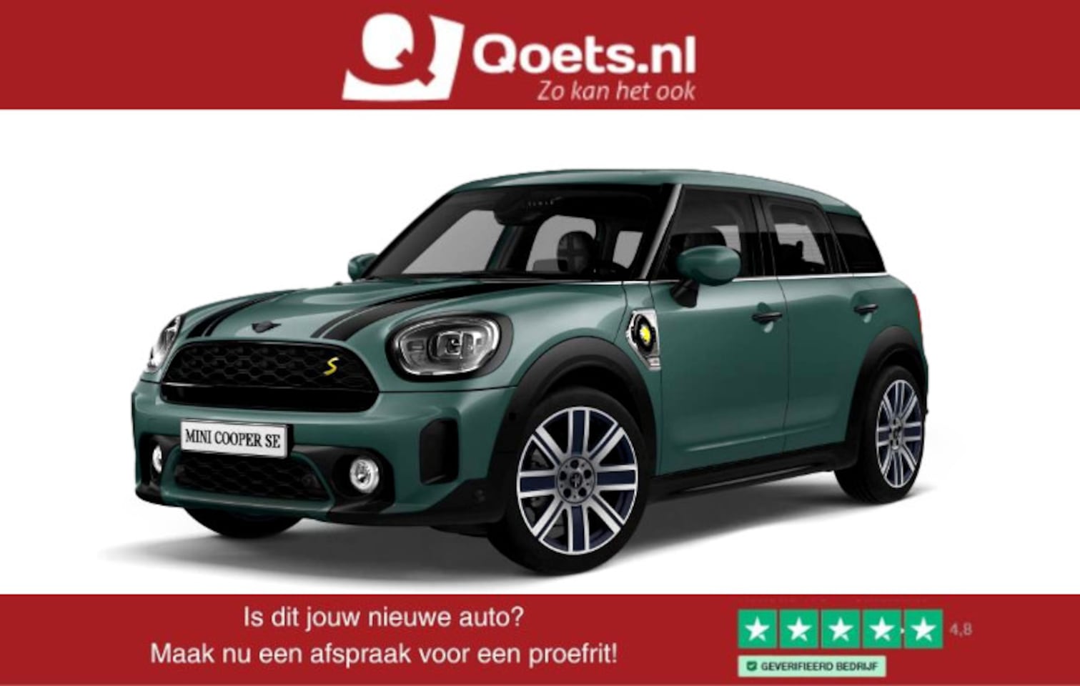 MINI Countryman - Cooper S E ALL4 Panoramadak - Active Cruise Control - Harman Kardon - Head up - Elektrisch - AutoWereld.nl