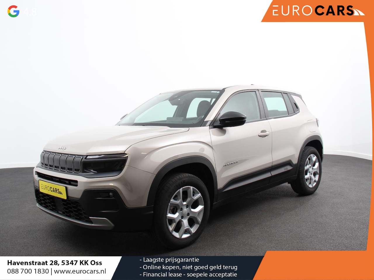 Jeep Avenger - 1.2 e-Hybrid Altitude Automaat Climate control Adaptieve cruise control Led Achteruitrijca - AutoWereld.nl