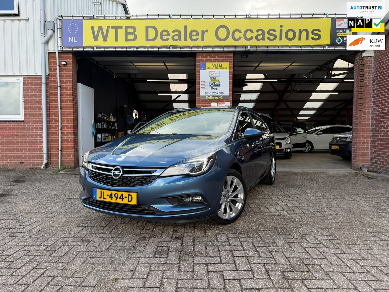 Opel Astra Sports Tourer - 1.0 Edition 1.0 Edition, Navi, Airco, Dealer oh, nw. APK (tot 30.07-2027), 2e Eigenaar - AutoWereld.nl