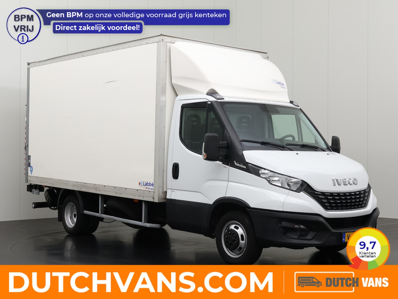 Iveco Daily - 35C16 Hi-Matic Automaat Bakwagen+Laadklep | Airco | Cruise | 3-Zits - AutoWereld.nl