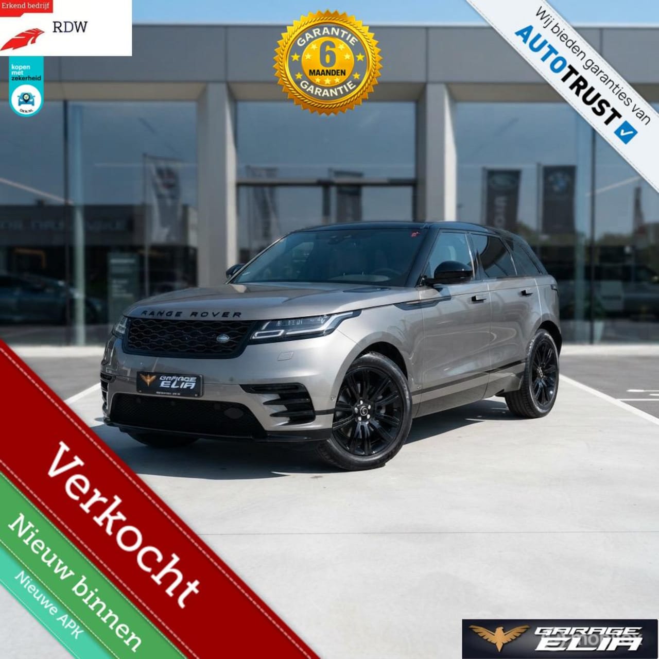 Land Rover Range Rover Velar - 2.0 P300 Turbo AWD R-Dynamic HS - AutoWereld.nl