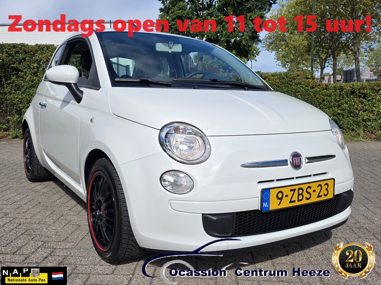 Fiat 500 - 1.0 TwinAir Pop 1.0 TwinAir Pop, Airco! 16" LM Velgen! Apk 9-2027! SUMMER SALE! - AutoWereld.nl