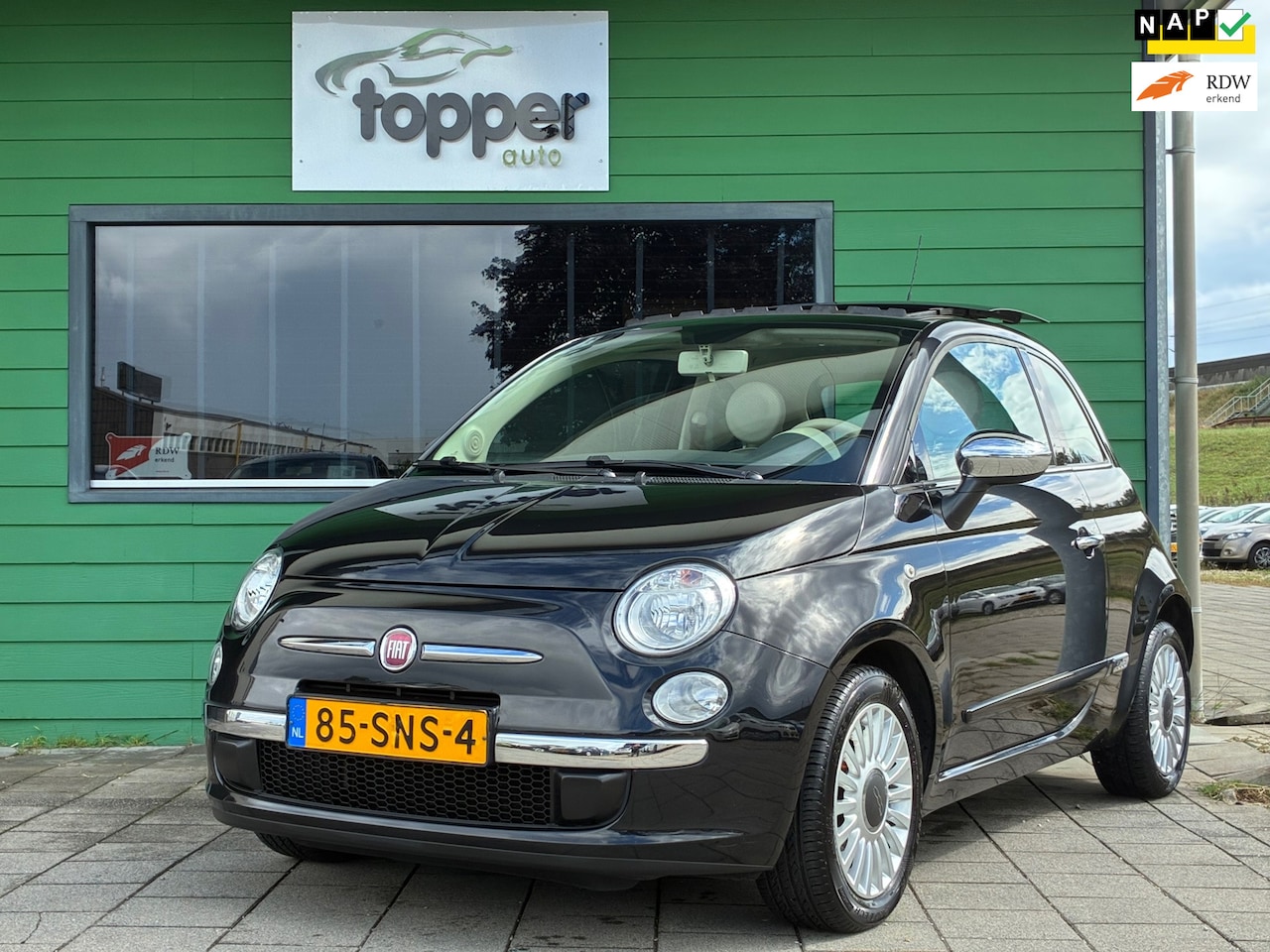 Fiat 500 - 1.2 Lounge|1e Eigenaar|D-riem v.v.|Panoramadak|Airco|Lm-Velgen|Nieuwe APK|NAP| - AutoWereld.nl
