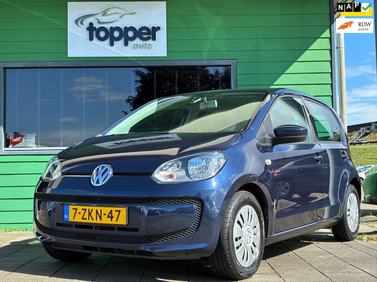Volkswagen Up! - 1.0 move up! BlueMotion|2e Eigenaar|Navigatie|Airco|Elektr.ramen|NAP|Nieuwe APK| - AutoWereld.nl