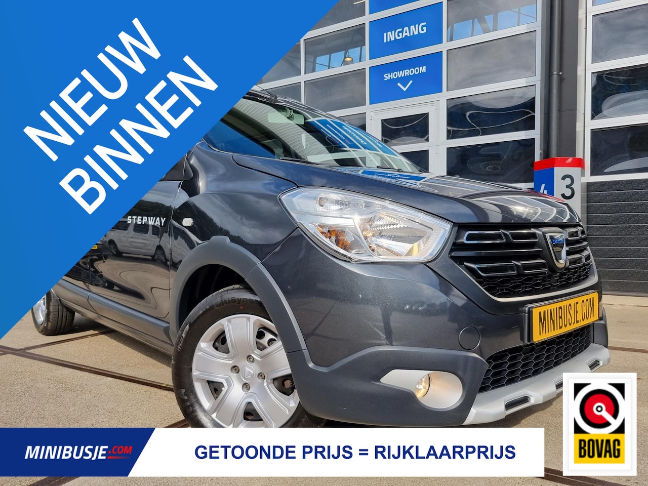 Dacia Dokker - 1.3 TCe Stepway 130pk. NAVI / CRUISE / CAMERA / PDC / AIRCO - AutoWereld.nl