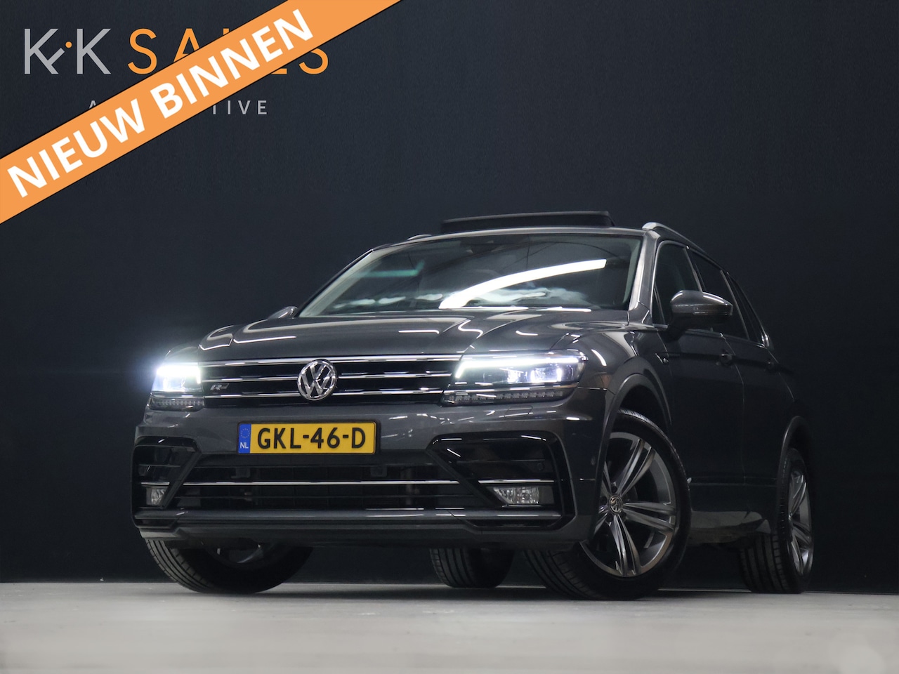 Volkswagen Tiguan - 2.0 TSI 4Motion R Line [SCHUIFKANTELDAK, TREKHAAK, STOELVERWARMING, CRUISE CONTROL, DYNAUD - AutoWereld.nl