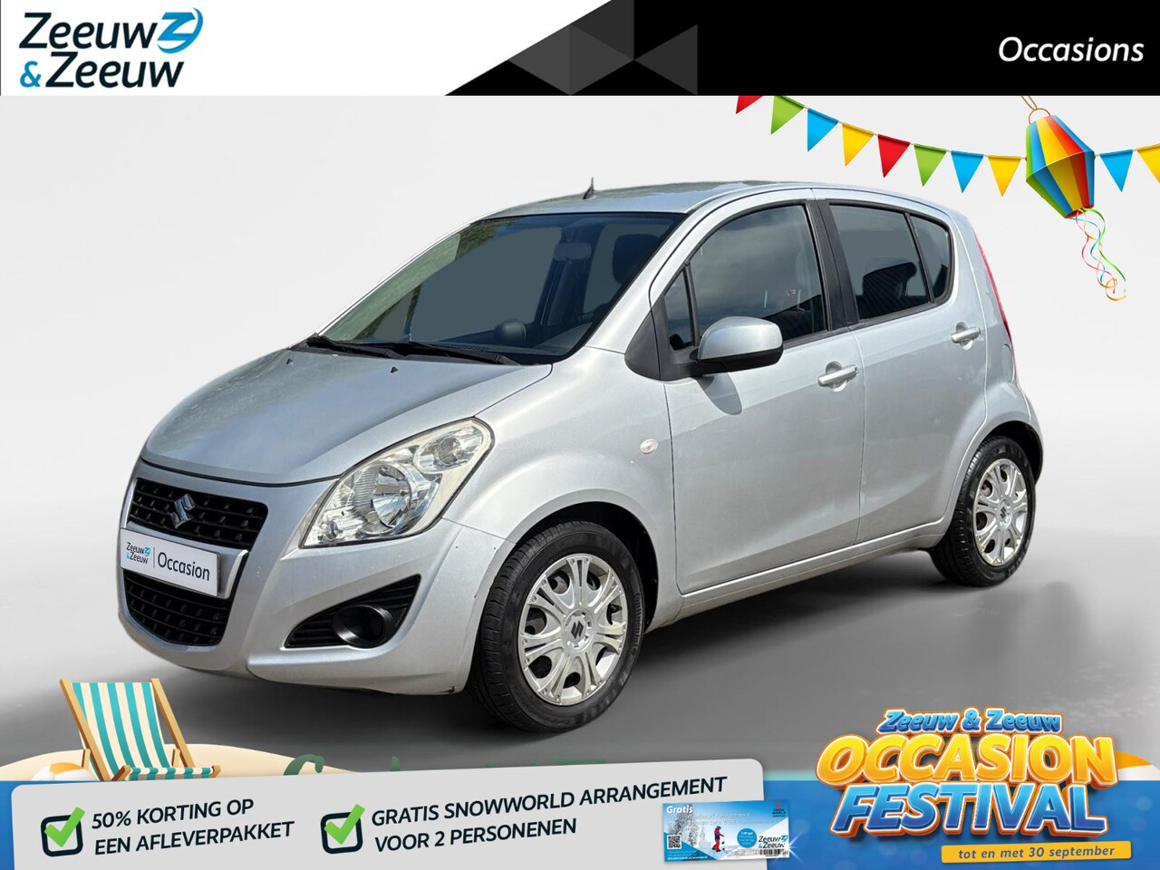 Suzuki Splash - 1.2 Comfort EASSS | Unieke kilometerstand | 12 Maanden Bovag Garantie | - AutoWereld.nl