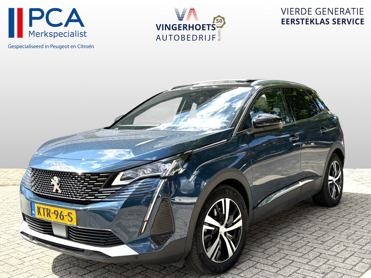 Peugeot 3008 - 1.6 HYbrid 225 Allure Benzine & Elektrisch Hybride * Open Schuifdak * Stoelverwarming * Do - AutoWereld.nl