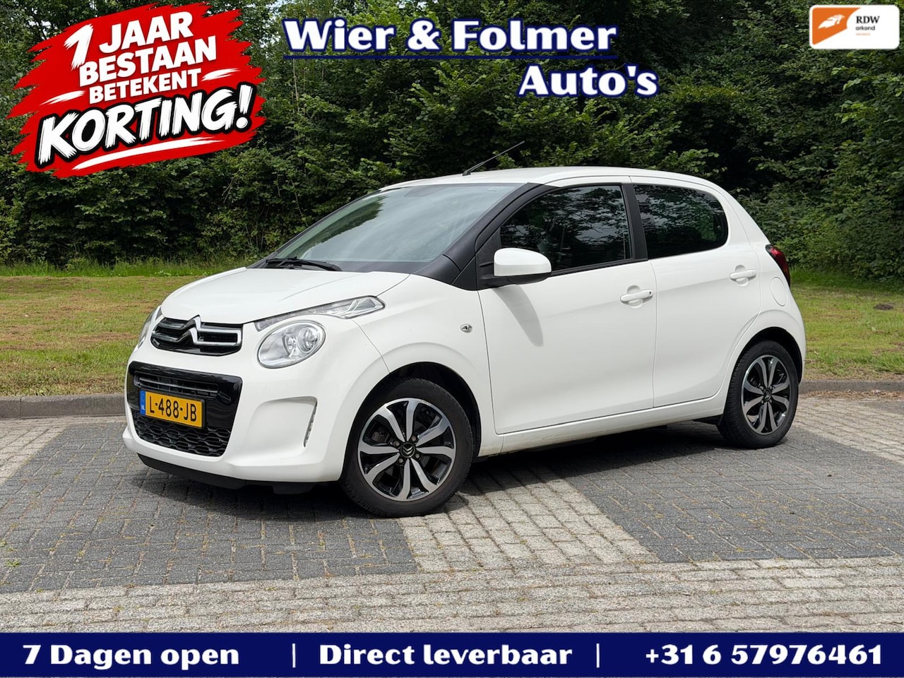 Citroën C1 - 1.0VTi Shine 5Drs | Carplay | Camera | NAP! | DAB - AutoWereld.nl