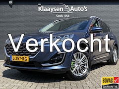 Ford Kuga - 2.5 PHEV Vignale 225 pk | dealer onderh. | panoramadak | leder interieur | elektr. v. stoe