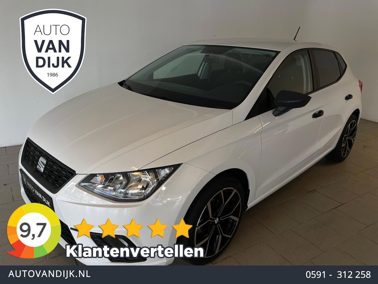 SEAT Ibiza - 1.0 MPI Reference AIRCO NAVI VIA APP CRUISE PRIVACY GLAS ELEK RAMEN CENT VERG VELGEN 17INC - AutoWereld.nl