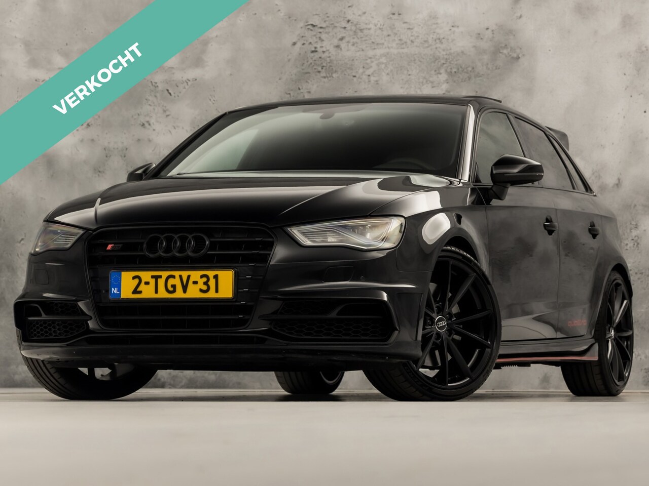 Audi A3 Sportback - 2.0 TFSI S3 quattro S-Line 300Pk Automaat (PANORAMADAK, BLACK PACK, BANG&OLUFSEN, ELEK SPO - AutoWereld.nl