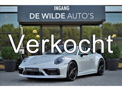Porsche 911 Cabrio - 3.0 Carrera 4S SportDesign Krijt Achterasbesturing Stoelventilatie 18-weg InnoDrive SportC
