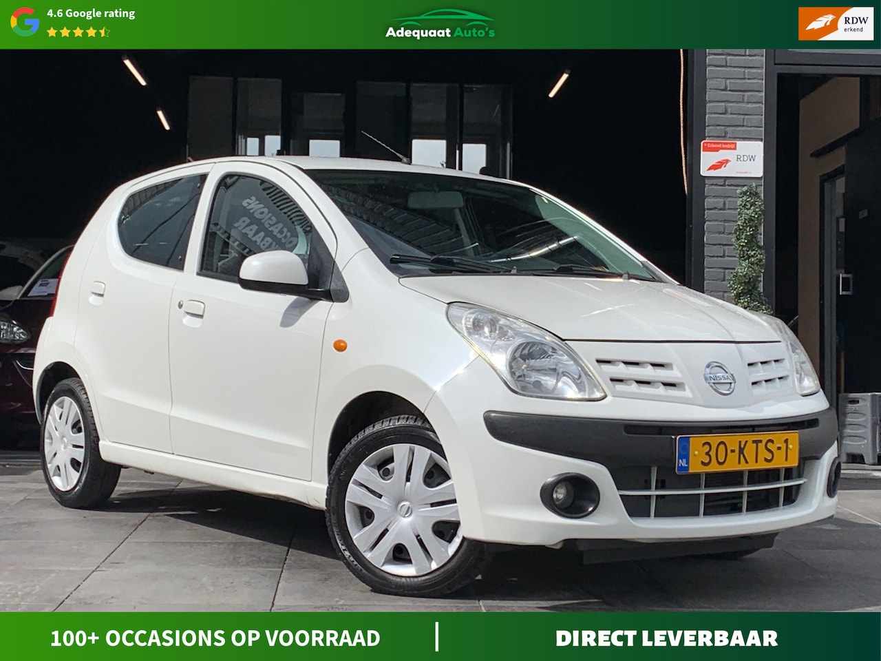 Nissan Pixo - 1.0 Acenta|2e eig|NAP|Airco|El.Ramen|Trekhaak - AutoWereld.nl