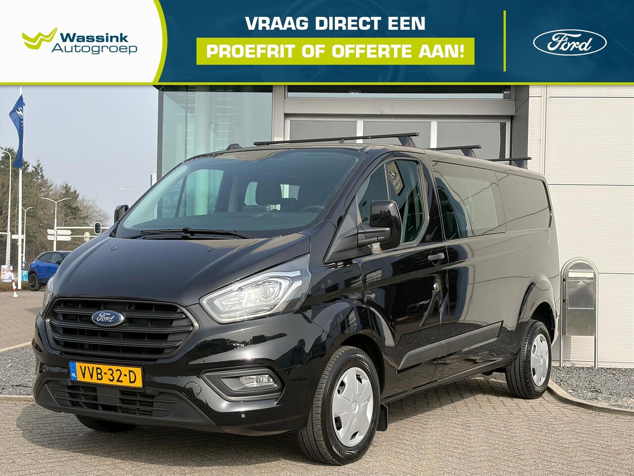 Ford Transit Custom - Dubbel Cabine I 2.0 TDCi 130PK Automaat | 320 | L2H1 | Trend I Navigatie - AutoWereld.nl