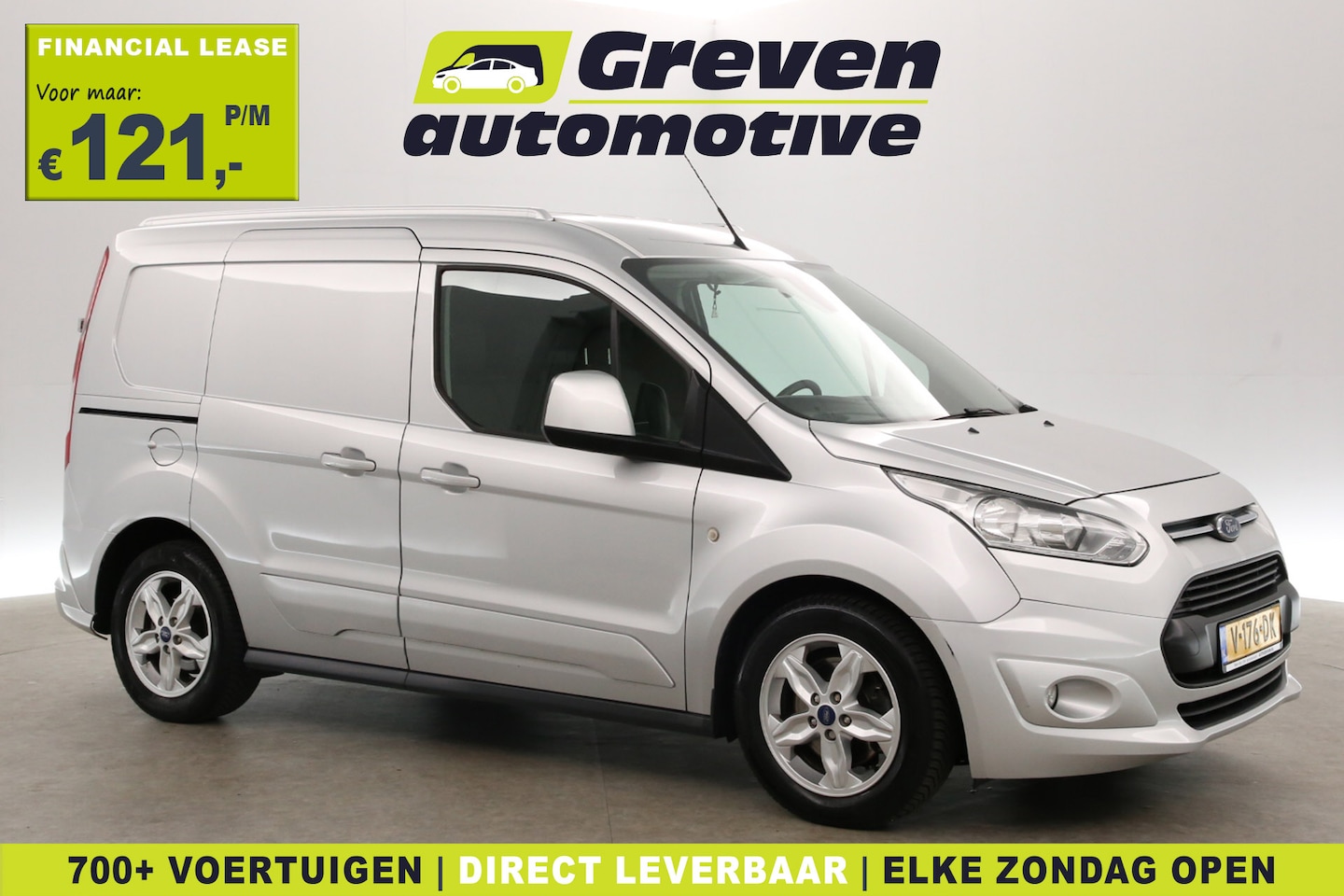 Ford Transit Connect - 1.5 TDCI Sport | 3 Zits | Airco | Cruise | Camera | Navi | Trekhaak | Parkeersens. - AutoWereld.nl