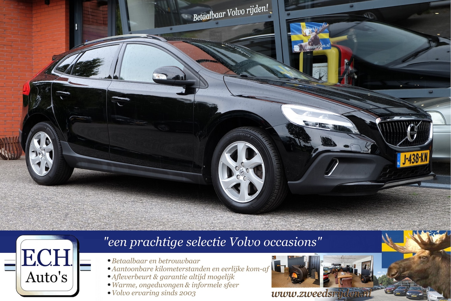 Volvo V40 Cross Country - 2.0 T3 152 pk Nordic+ Navi, Stoelverwarming, LED, Trekhaak - AutoWereld.nl
