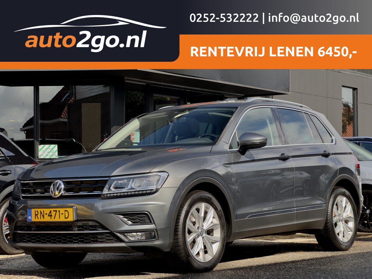 Volkswagen Tiguan - 1.4 TSI AUT6 ACT HIGHLINE PANODAK NAVI DIGI-DASH PARK-PILOT LED LMV PDC - AutoWereld.nl